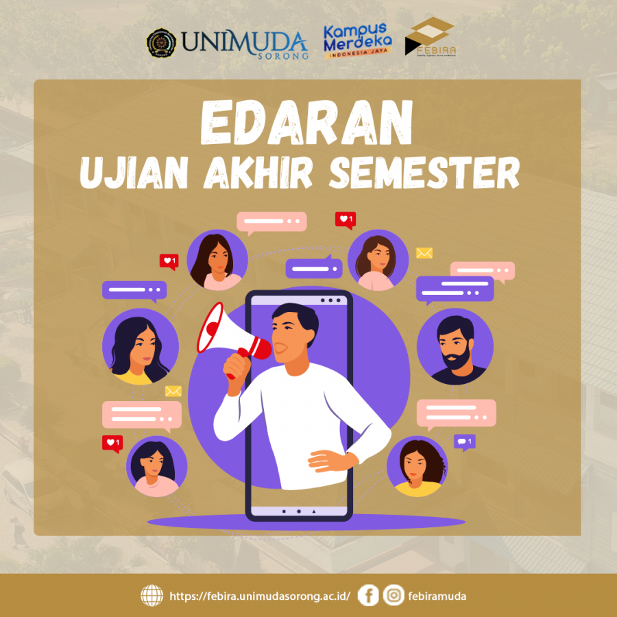 Edaran Ujian Akhir Semester (UAS) Fakultas Ekonomi Bisnis dan Humaniora (FEBIRA)