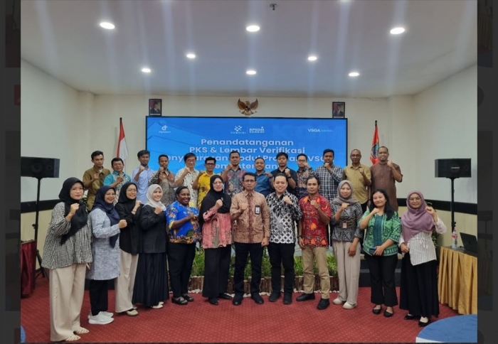 FEBIRA UNIMUDA Sorong Ikut Serta dalam Penyelarasan Modul VSGA Bersama KOMINFO
