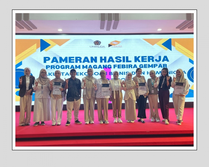 Pameran Hasil Kerja Program Magang FEBIRA GEMPAR 2025 Resmi Digelar