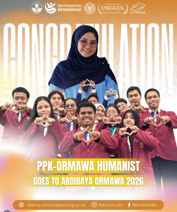 PPK Ormawa HUMANIST Prodi Bisnis Digital UNIMUDA Sorong Lolos ke Tahap Abdidaya Ormawa 2026