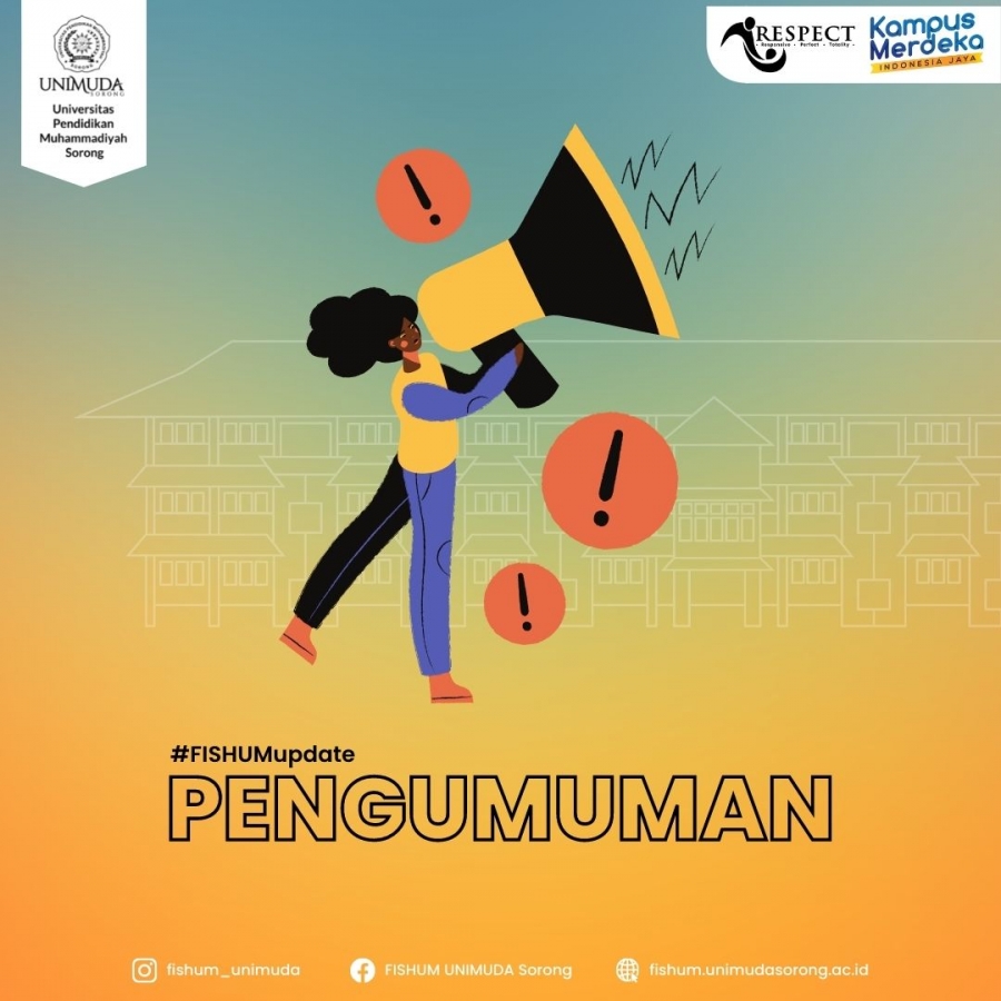 Surat Edaran Dekan FISHUM UNIMUDA Sorong tentang Ujian Tengah Semester (UTS) Genap Tahun Akademik 2021/2022
